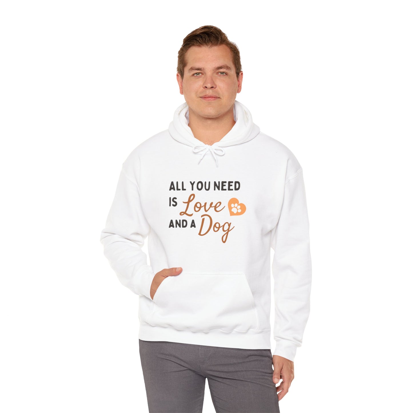 Gildan_Love & Dog_Unisex Heavy Blend™ Hooded Sweatshirt