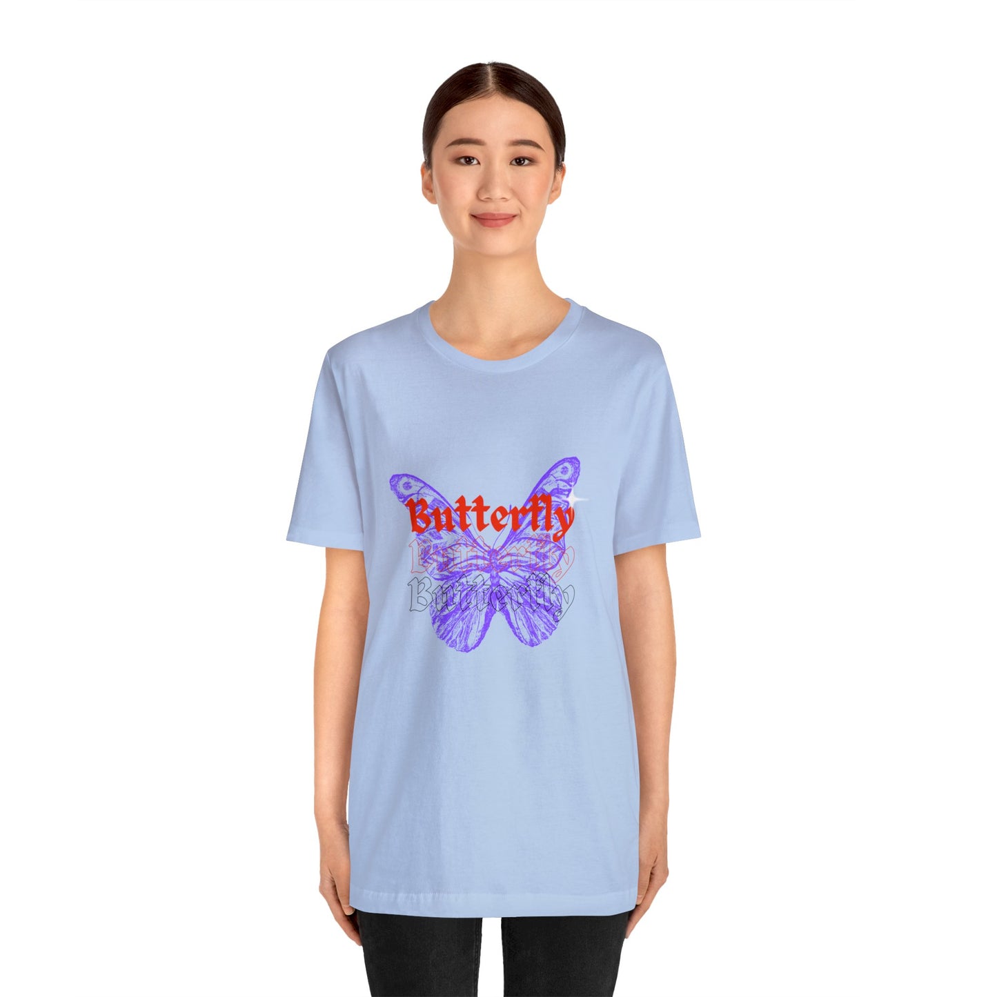 Bella+Canvas_ Butterfly_Unisex Jersey Short Sleeve Tee