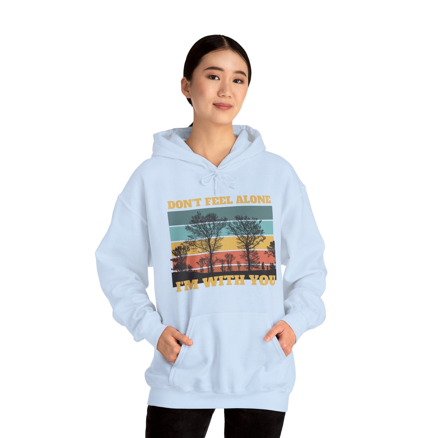 Gildan_Dont feel Alone Nature_Unisex Heavy Blend™ Hooded Sweatshirt