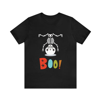 Colorful Skeleton Happy Halloween - T-ShirtUnisex Jersey Short Sleeve Tee