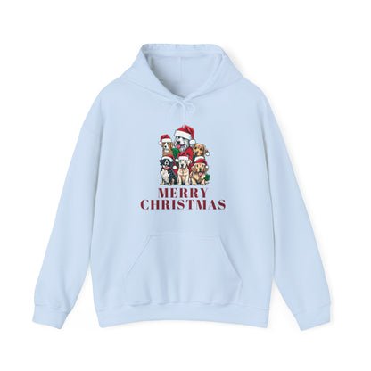 Gildan_Merry Christmas_Unisex Heavy Blend™ Hooded Sweatshirt