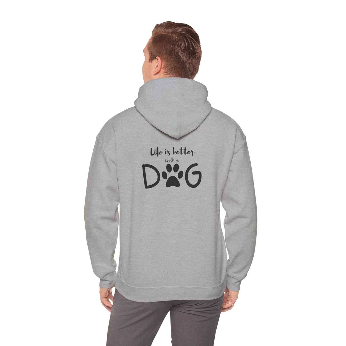 Gildan_Love & Dog_Unisex Heavy Blend™ Hooded Sweatshirt