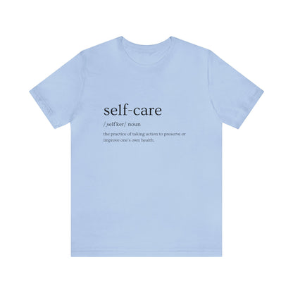 Bella+Canvas_ Self care_Unisex Jersey Short Sleeve Tee