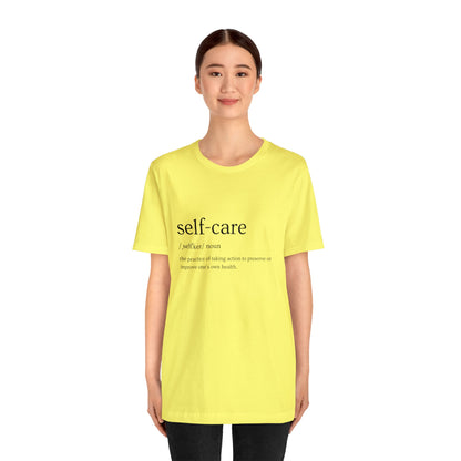 Bella+Canvas_ Self care_Unisex Jersey Short Sleeve Tee