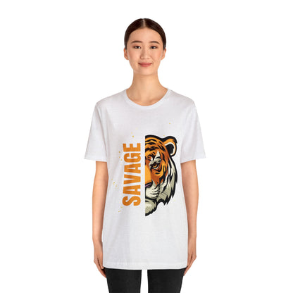 Bella+Canvas Savage Tiger_Unisex Jersey Short Sleeve Tee