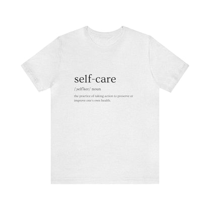 Bella+Canvas_ Self care_Unisex Jersey Short Sleeve Tee