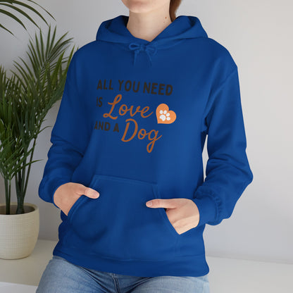 Gildan_Love & Dog_Unisex Heavy Blend™ Hooded Sweatshirt