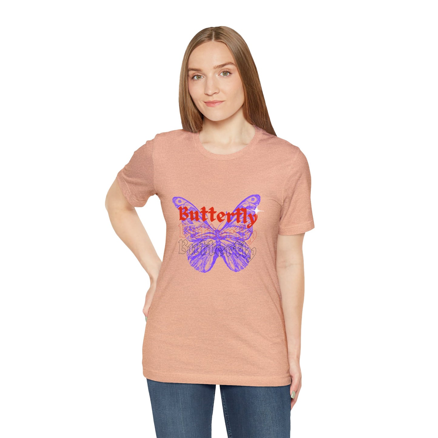 Bella+Canvas_ Butterfly_Unisex Jersey Short Sleeve Tee