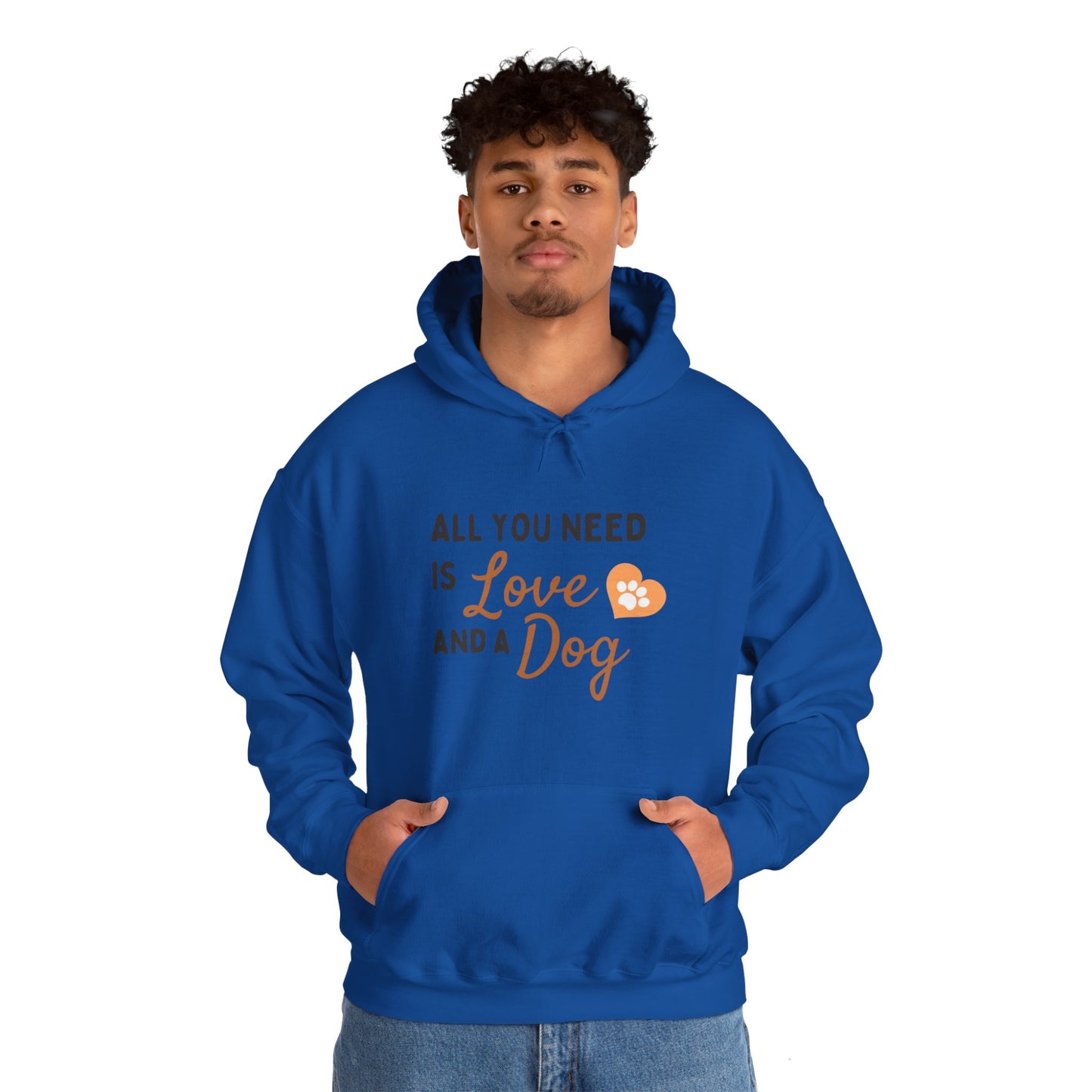 Gildan_Love & Dog_Unisex Heavy Blend™ Hooded Sweatshirt