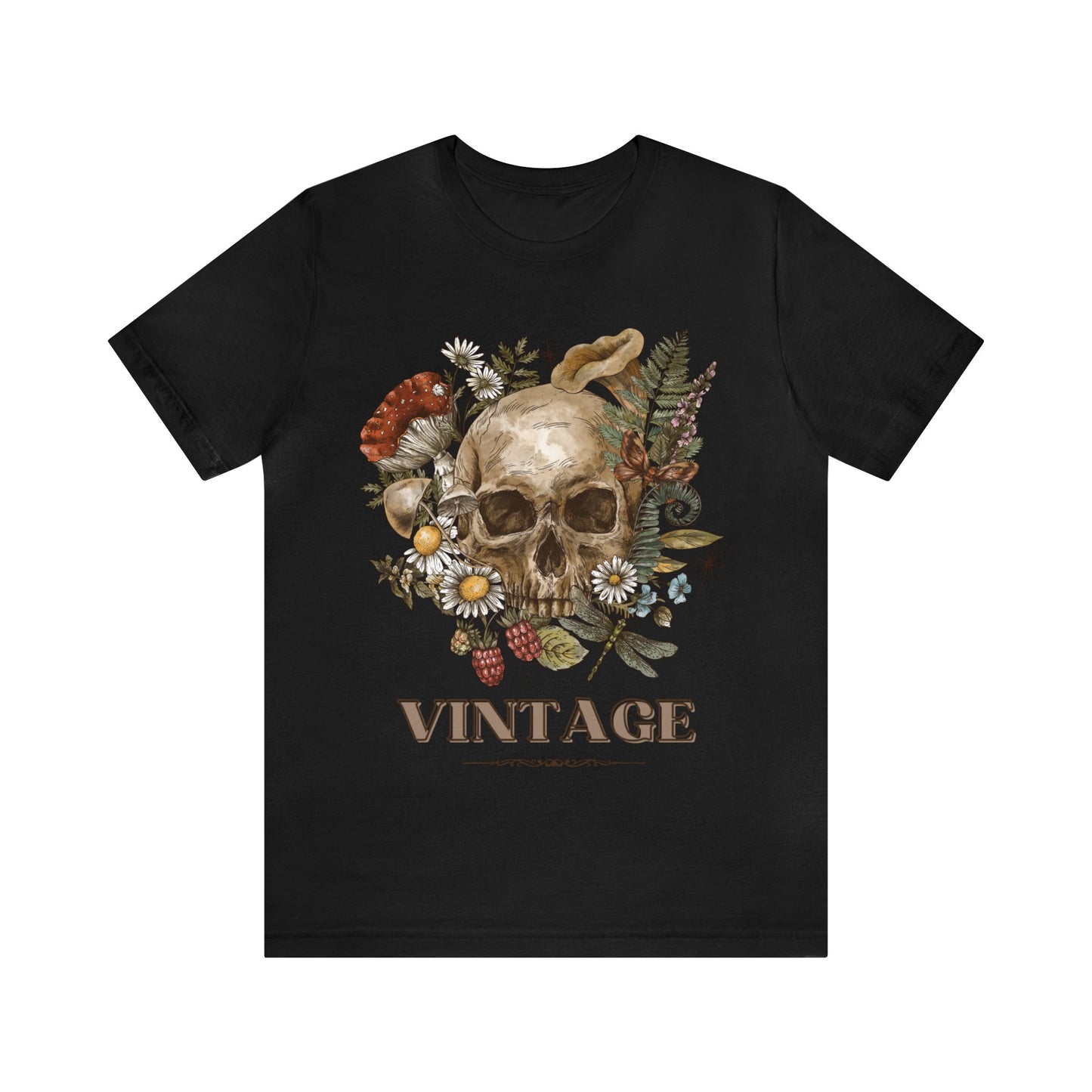 Bella+Canvas_Vintage Skull_Unisex Jersey Short Sleeve Tee