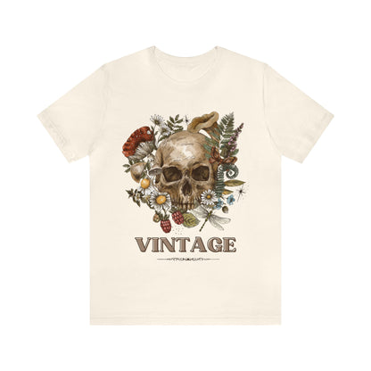 Bella+Canvas_Vintage Skull_Unisex Jersey Short Sleeve Tee