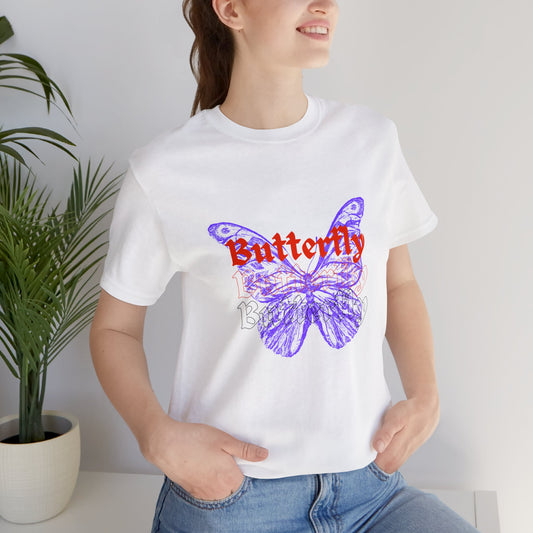 Bella+Canvas_ Butterfly_Unisex Jersey Short Sleeve Tee