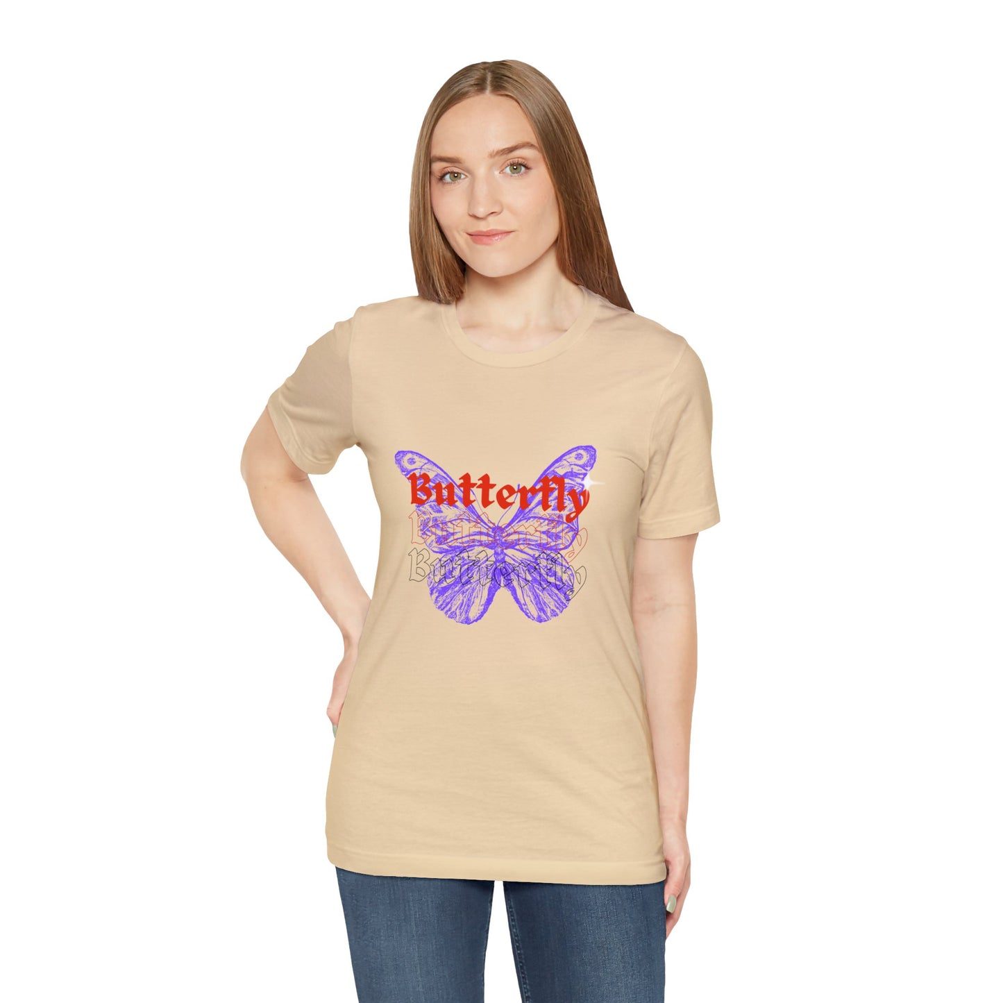 Bella+Canvas_ Butterfly_Unisex Jersey Short Sleeve Tee