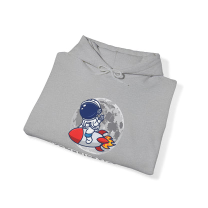 Gildan_To The Moon_Astronaut_Unisex Heavy Blend™ Hooded Sweatshirt