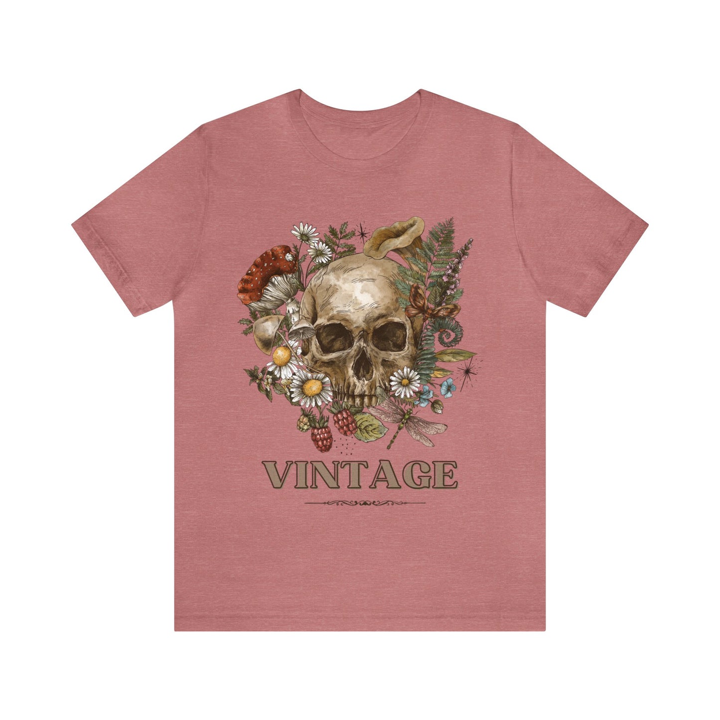 Bella+Canvas_Vintage Skull_Unisex Jersey Short Sleeve Tee