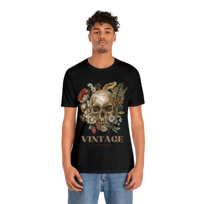 Bella+Canvas_Vintage Skull_Unisex Jersey Short Sleeve Tee