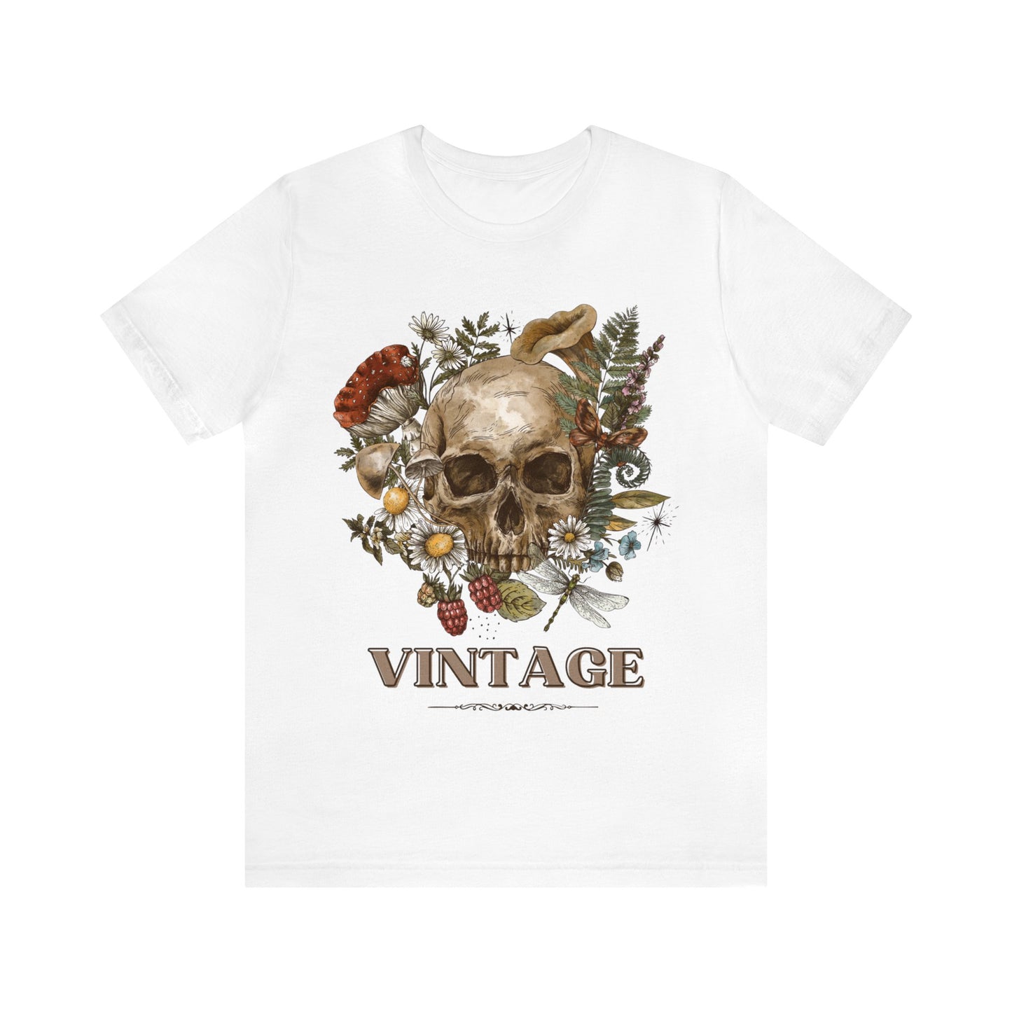 Bella+Canvas_Vintage Skull_Unisex Jersey Short Sleeve Tee