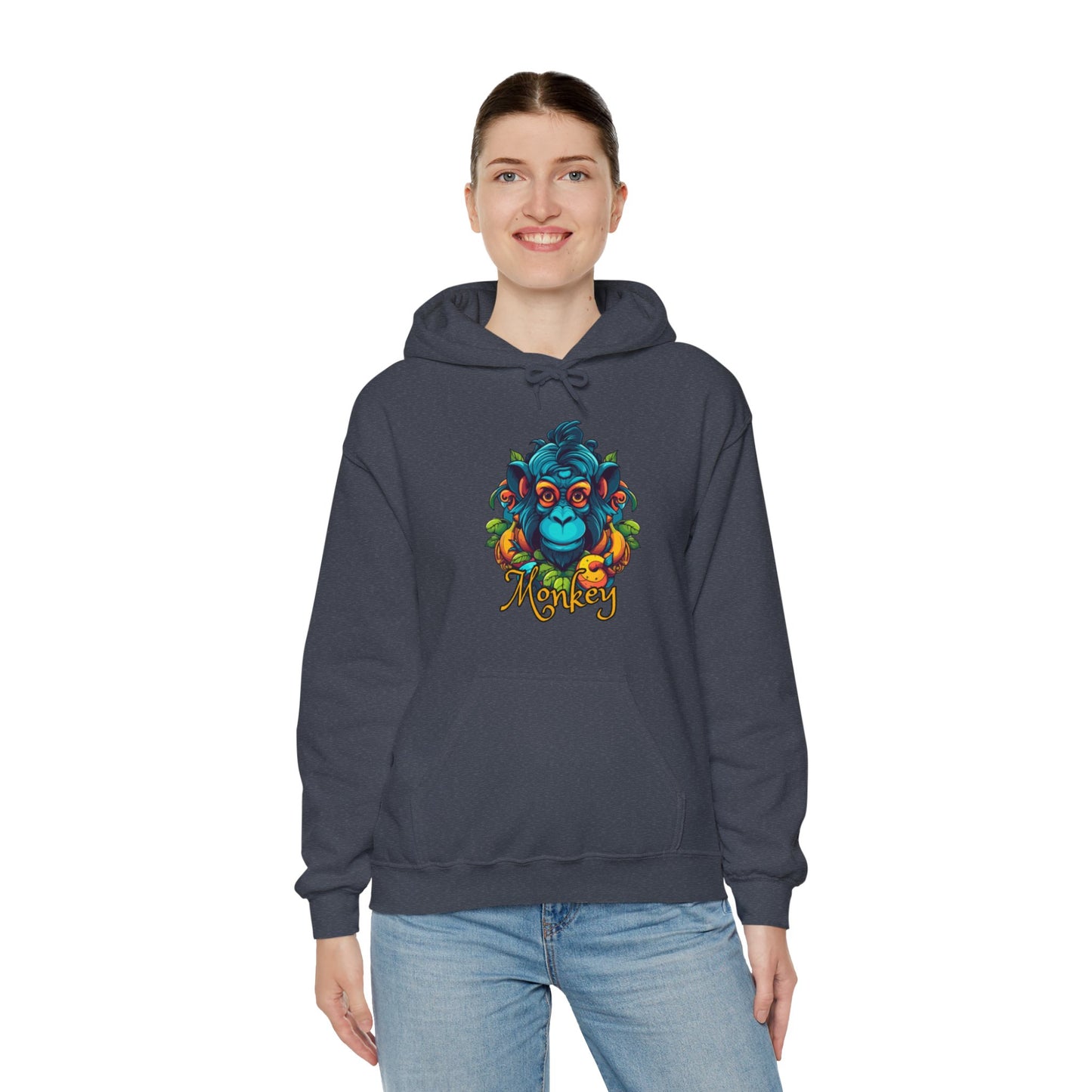 Gildan_ Monkey Graphics_Unisex Heavy Blend™ Hooded Sweatshirt