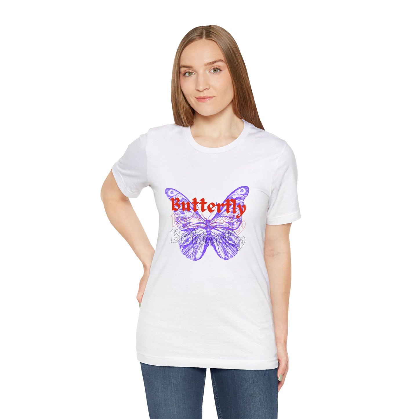 Bella+Canvas_ Butterfly_Unisex Jersey Short Sleeve Tee