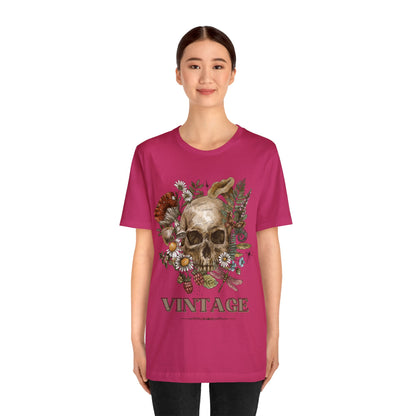 Bella+Canvas_Vintage Skull_Unisex Jersey Short Sleeve Tee