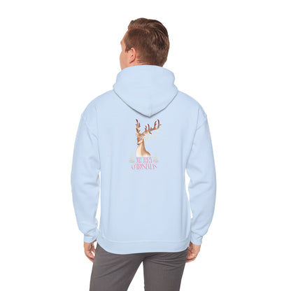 Gildan_Merry Chritmas_ Dino_Unisex Heavy Blend™ Hooded Sweatshirt