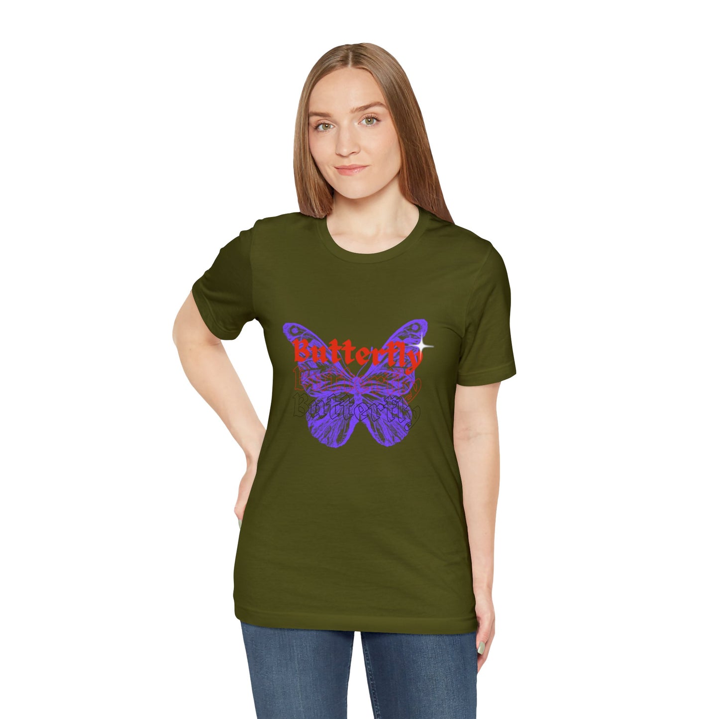 Bella+Canvas_ Butterfly_Unisex Jersey Short Sleeve Tee