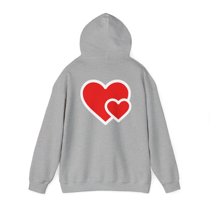 Gildan_Love Heart_Unisex Heavy Blend™ Hooded Sweatshirt