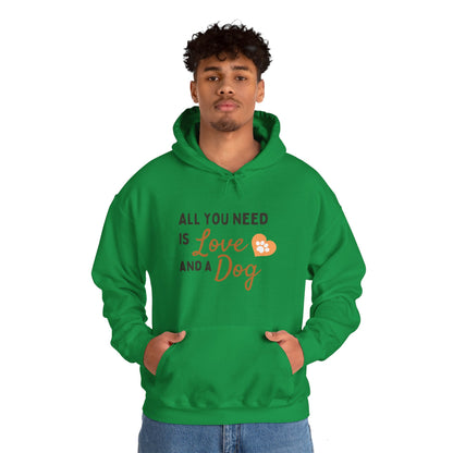 Gildan_Love & Dog_Unisex Heavy Blend™ Hooded Sweatshirt