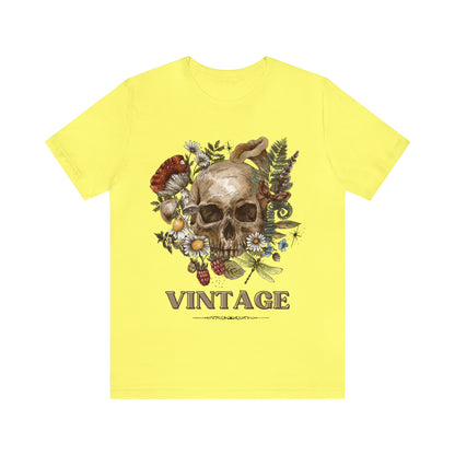 Bella+Canvas_Vintage Skull_Unisex Jersey Short Sleeve Tee