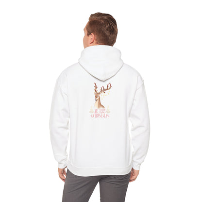 Gildan_Merry Chritmas_ Dino_Unisex Heavy Blend™ Hooded Sweatshirt