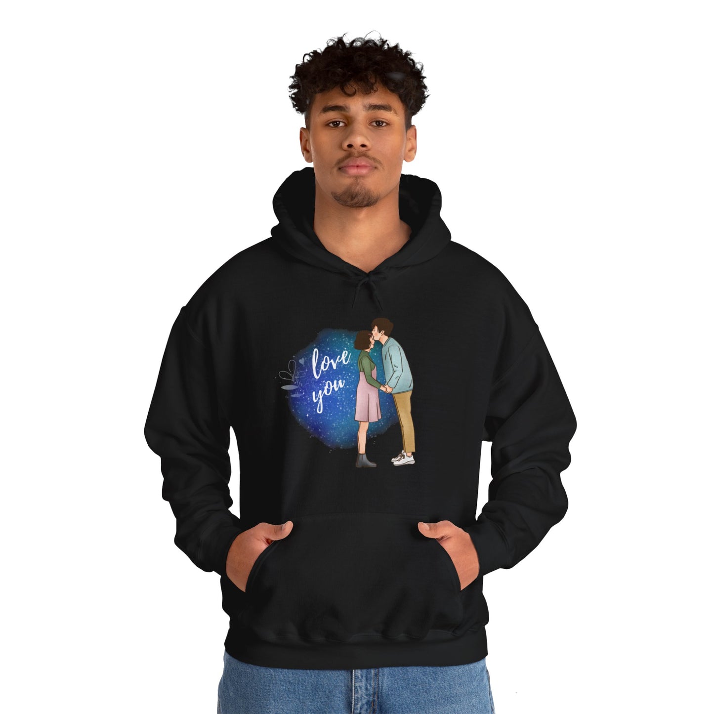 Gildan_I Love You_Unisex Heavy Blend™ Hooded Sweatshirt