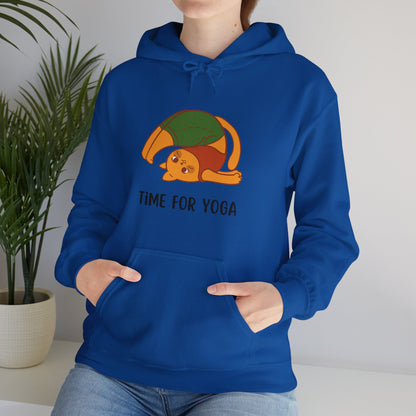 Gildan_ Time for Yoga_Unisex Heavy Blend™ Hooded Sweatshirt