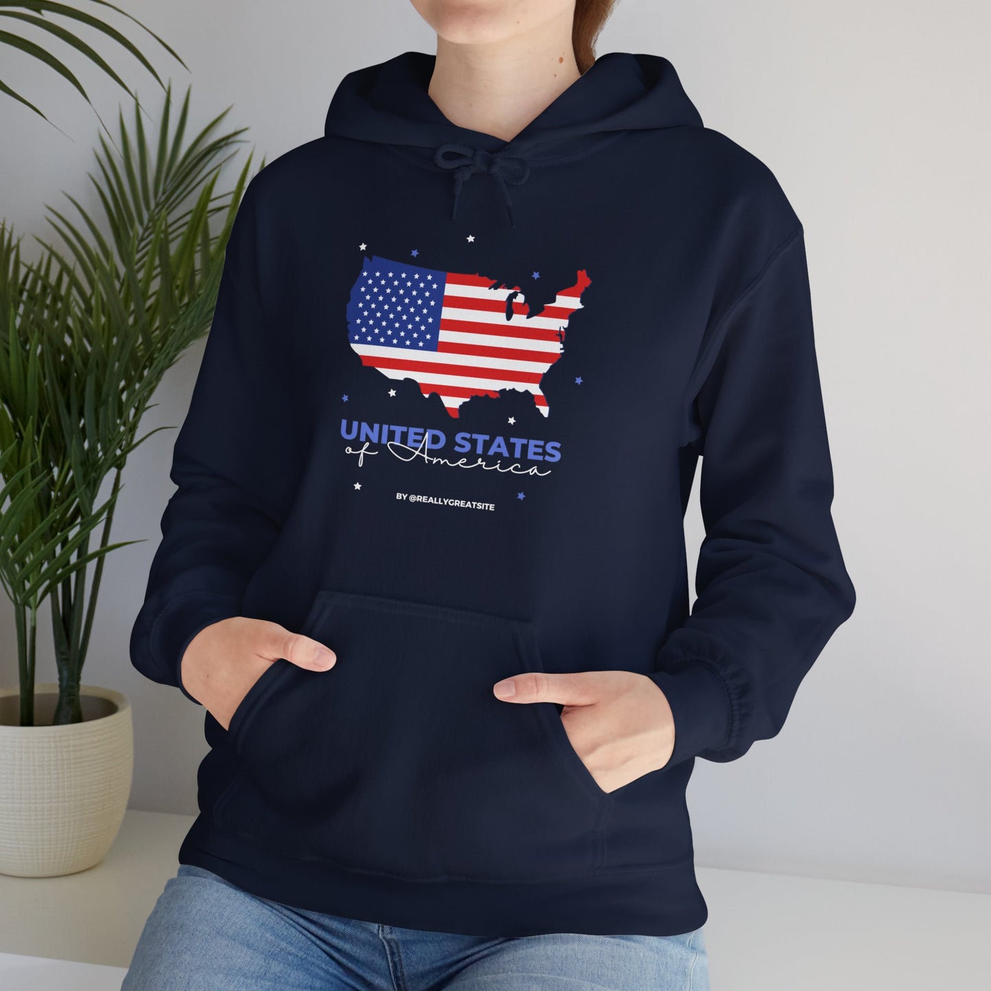 Gildan_America Map_Unisex Heavy Blend™ Hooded Sweatshirt