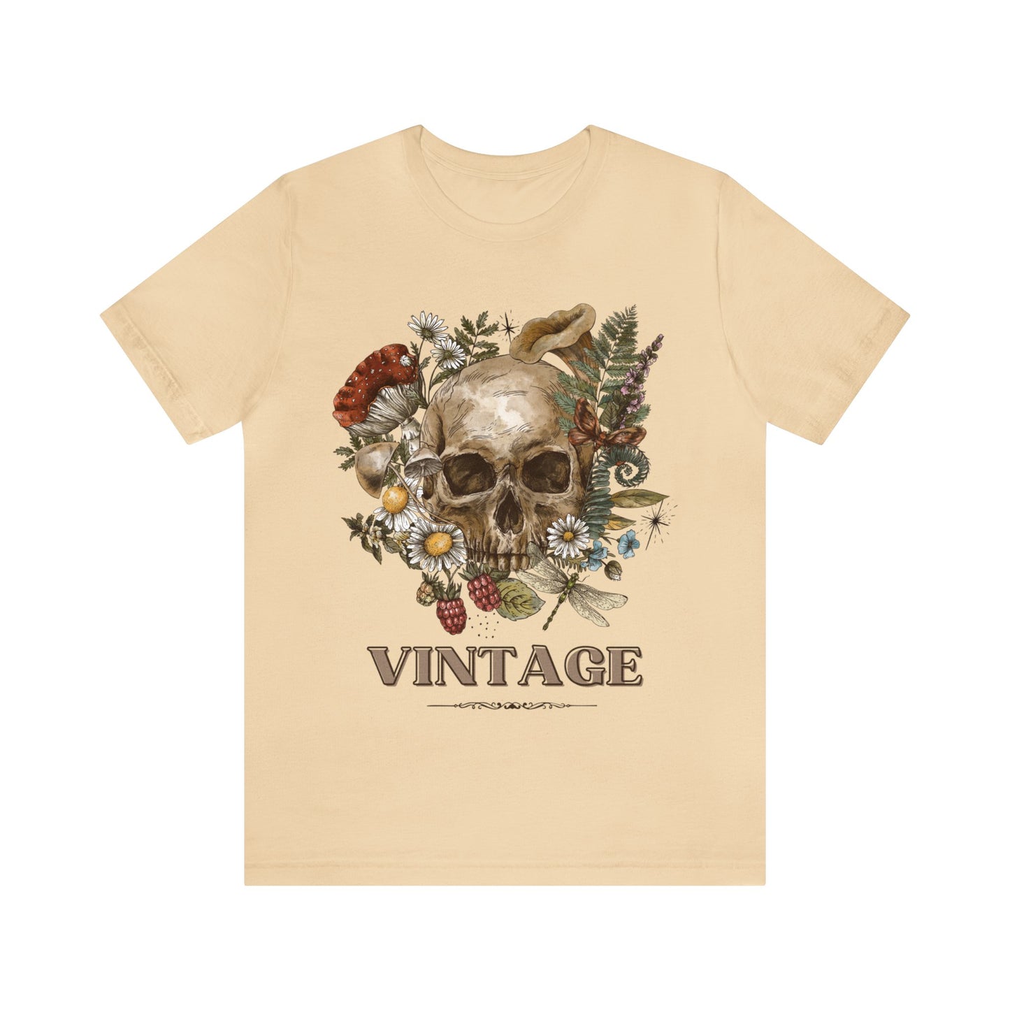 Bella+Canvas_Vintage Skull_Unisex Jersey Short Sleeve Tee