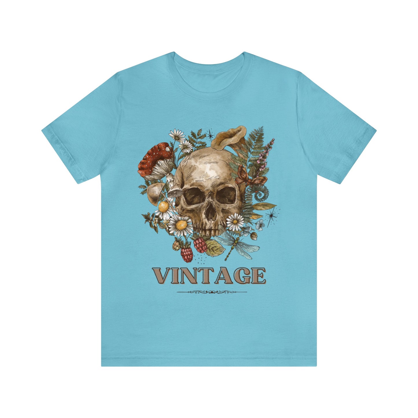 Bella+Canvas_Vintage Skull_Unisex Jersey Short Sleeve Tee