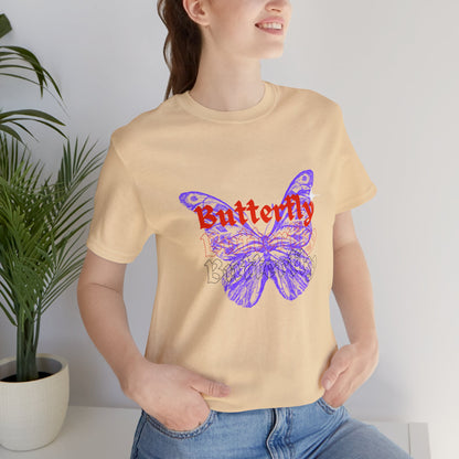 Bella+Canvas_ Butterfly_Unisex Jersey Short Sleeve Tee