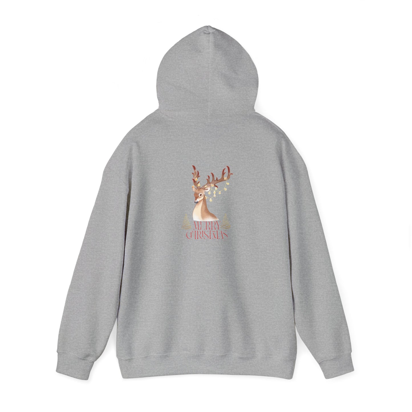 Gildan_Merry Chritmas_ Dino_Unisex Heavy Blend™ Hooded Sweatshirt