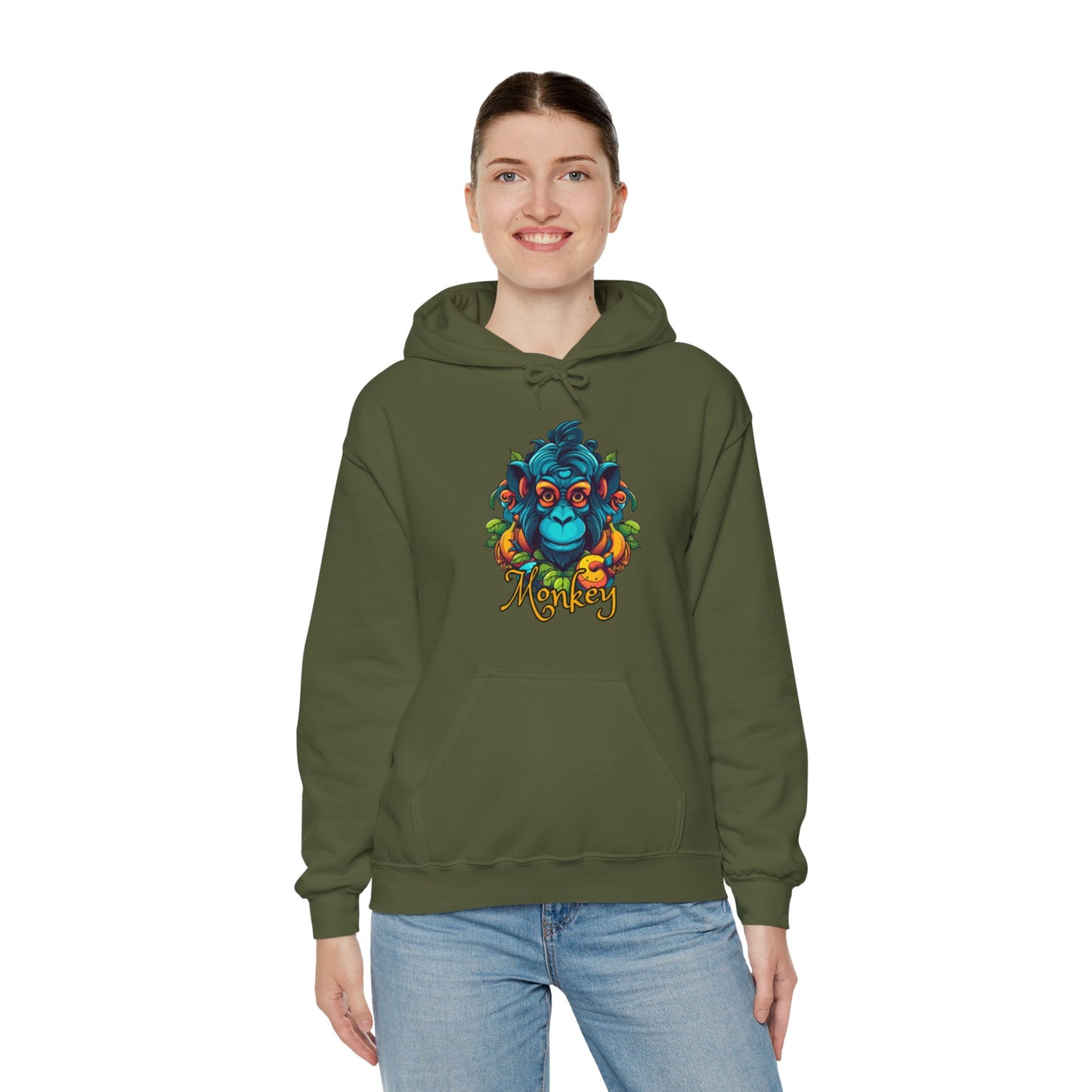 Gildan_ Monkey Graphics_Unisex Heavy Blend™ Hooded Sweatshirt