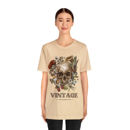 Bella+Canvas_Vintage Skull_Unisex Jersey Short Sleeve Tee