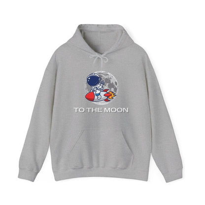 Gildan_To The Moon_Astronaut_Unisex Heavy Blend™ Hooded Sweatshirt