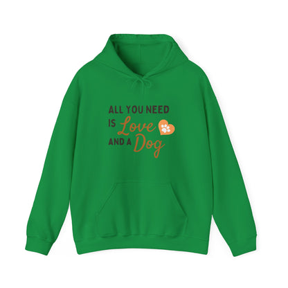 Gildan_Love & Dog_Unisex Heavy Blend™ Hooded Sweatshirt