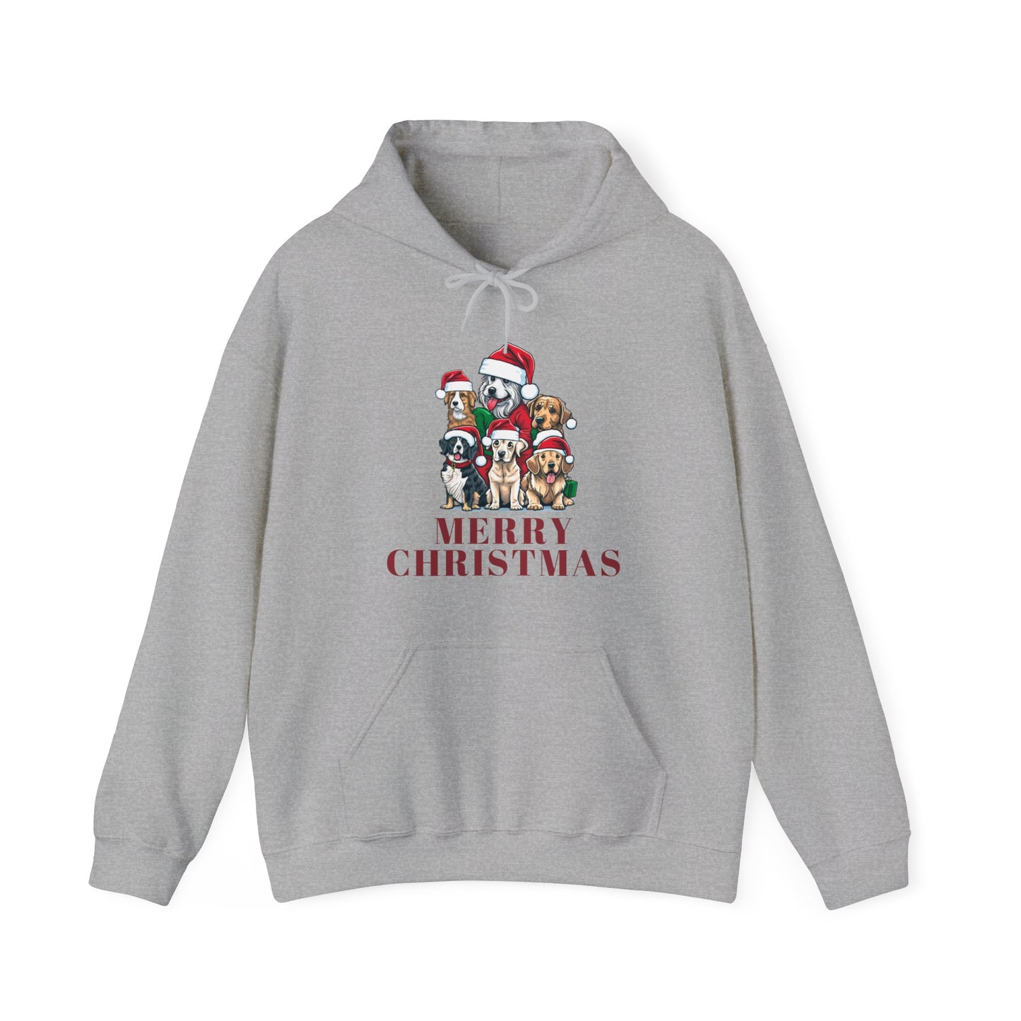 Gildan_Merry Christmas_Unisex Heavy Blend™ Hooded Sweatshirt