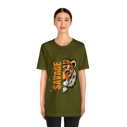 Bella+Canvas Savage Tiger_Unisex Jersey Short Sleeve Tee