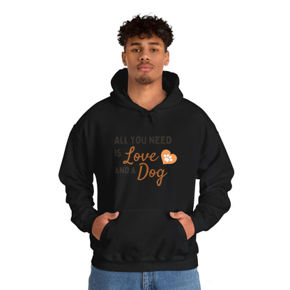 Gildan_Love & Dog_Unisex Heavy Blend™ Hooded Sweatshirt
