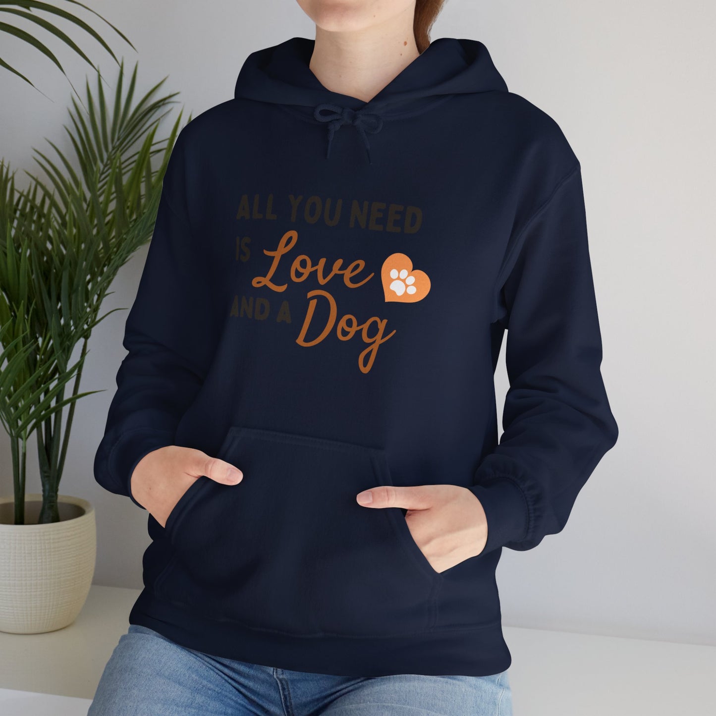 Gildan_Love & Dog_Unisex Heavy Blend™ Hooded Sweatshirt