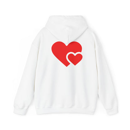 Gildan_Love Heart_Unisex Heavy Blend™ Hooded Sweatshirt