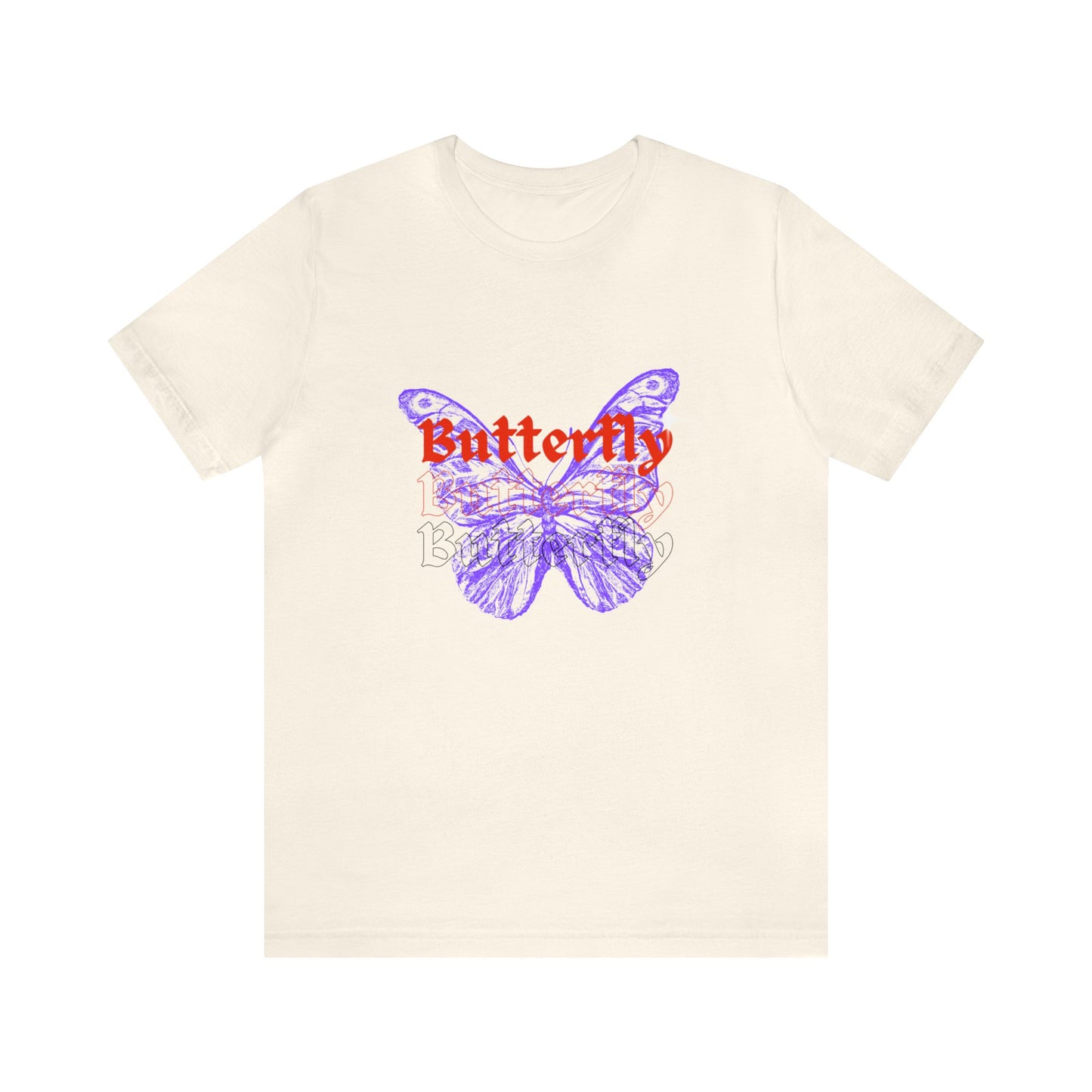 Bella+Canvas_ Butterfly_Unisex Jersey Short Sleeve Tee