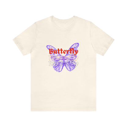 Bella+Canvas_ Butterfly_Unisex Jersey Short Sleeve Tee