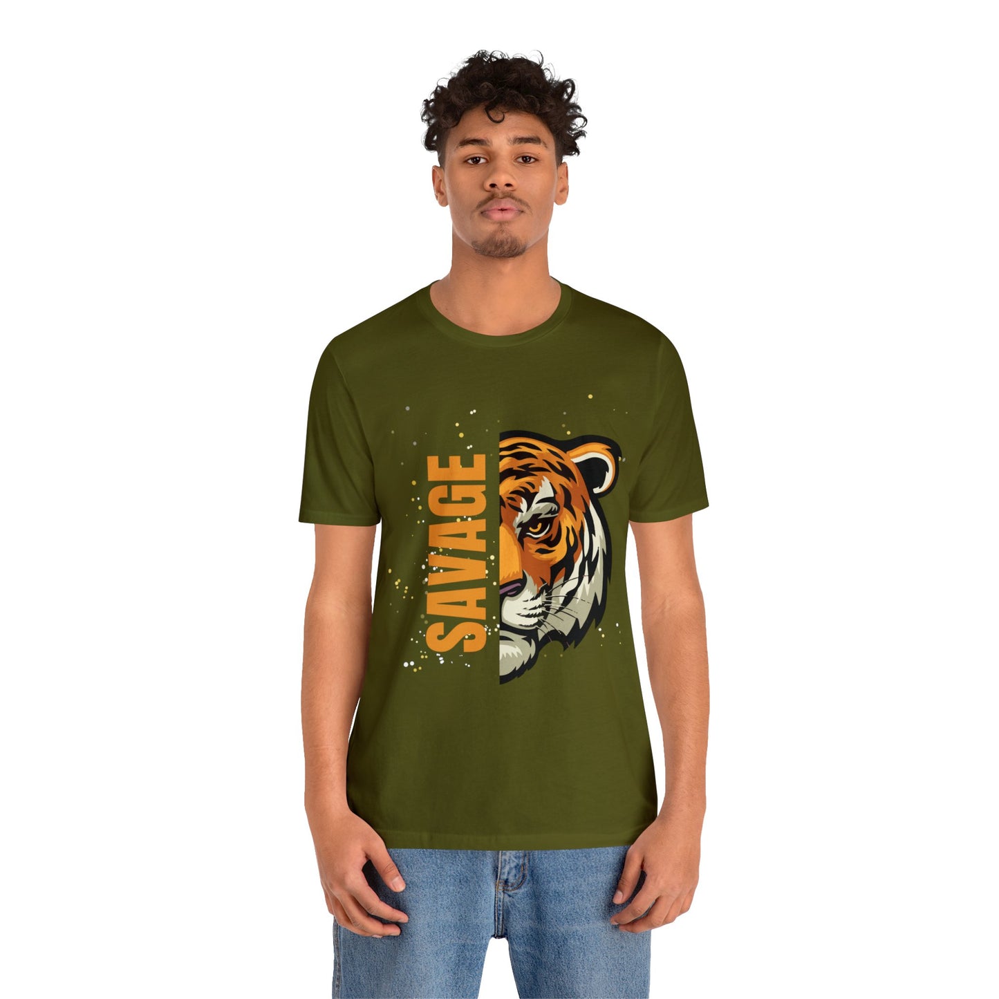 Bella+Canvas Savage Tiger_Unisex Jersey Short Sleeve Tee