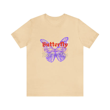 Bella+Canvas_ Butterfly_Unisex Jersey Short Sleeve Tee